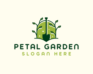 Plant Shovel Landscaping logo design