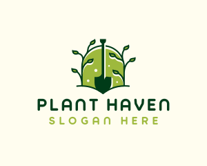 Plant Shovel Landscaping logo design