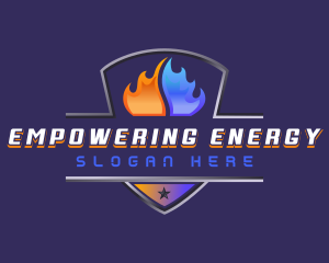 Fire Ice Energy logo design