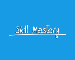 Handwritten Study Education Training logo
