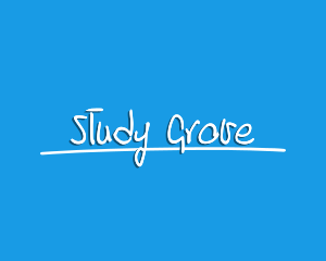 Handwritten Study Education Training logo
