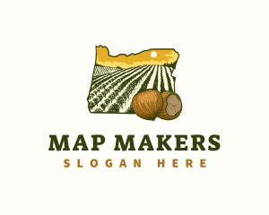 Oregon Hazelnut Farm logo design