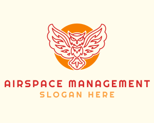Flying Owl Wing logo