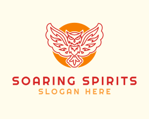 Flying Owl Wing logo