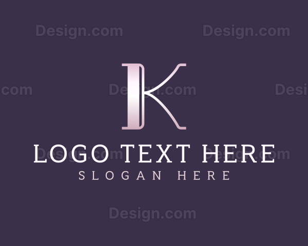 Elegant Stylish Letter K Logo