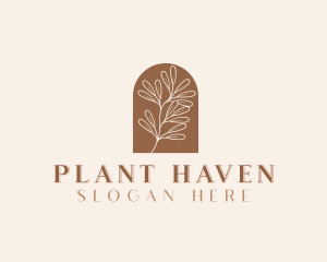 Spa Plant Boutique logo design