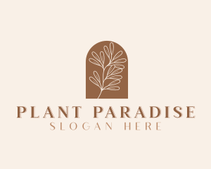 Spa Plant Boutique logo design