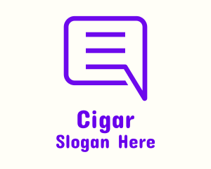 Chat Box Messaging Logo