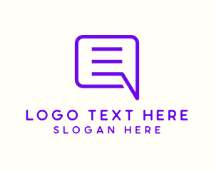 Chat Box Messaging Logo