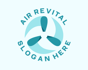 Cool Fan Aircon logo design