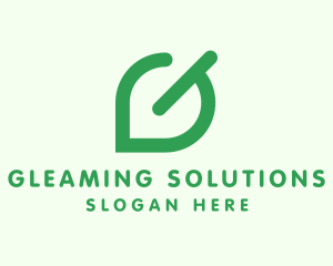 Green Leaf Letter G logo design