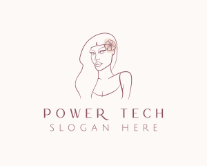 Flower Woman Stylist logo