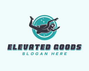 Adventure Skydiving Recreation  logo design