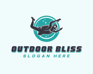 Adventure Skydiving Recreation  logo design