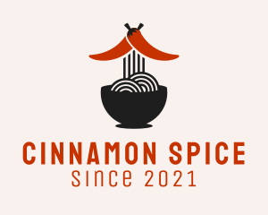 Hot Pepper Ramen  logo design