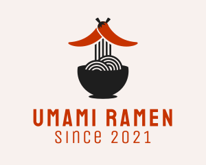 Hot Pepper Ramen  logo design