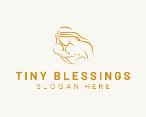 Mother Baby Maternity Parenting logo design