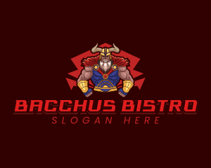 Greek God Warrior logo