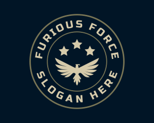 Military Air Force Eagle logo design