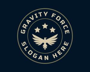 Military Air Force Eagle logo design