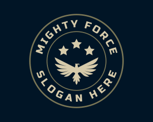 Military Air Force Eagle logo design