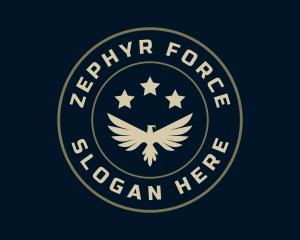 Military Air Force Eagle logo design