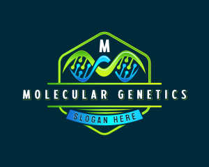 Genetics Biotech DNA Laboratory logo design