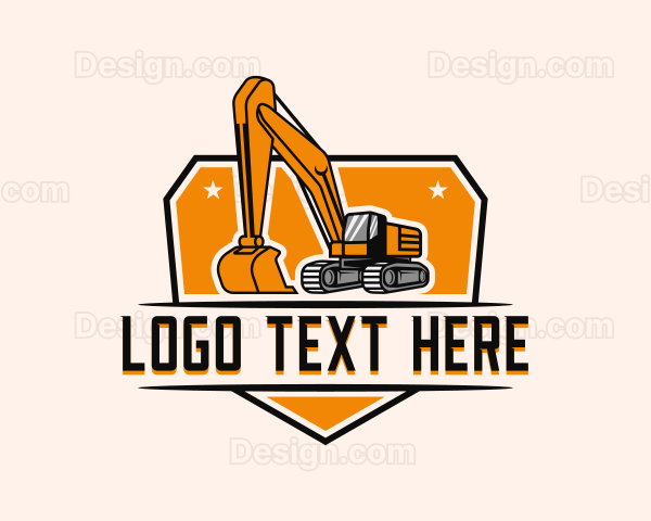 Excavation Construction Machinery Logo