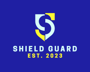 Gaming Shield Letter S logo design