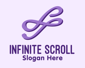 Double Infinity Symbol  logo design