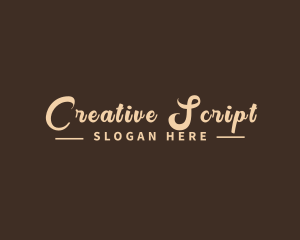 Script Brand Business logo design