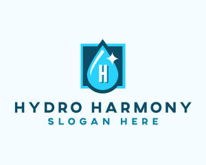 Aqua Water Droplet logo