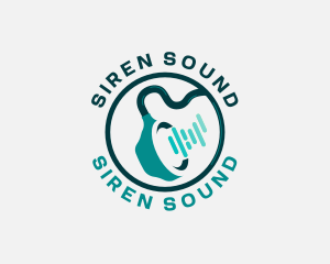 Headset Music Sound logo design