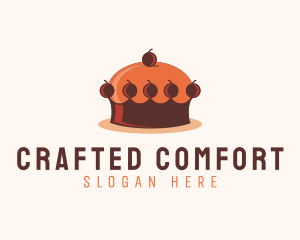 Crown Muffin Pastry logo design