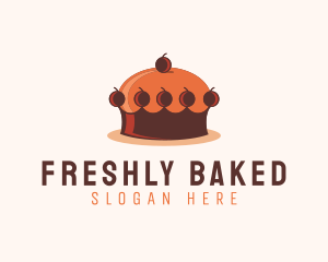 Crown Muffin Pastry logo design