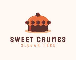 Crown Muffin Pastry logo design