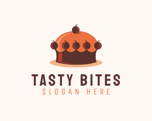 Crown Cake Pastry logo design