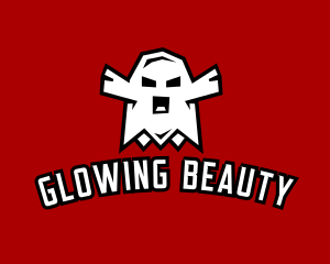 Ghost Ghoul Halloween  Logo