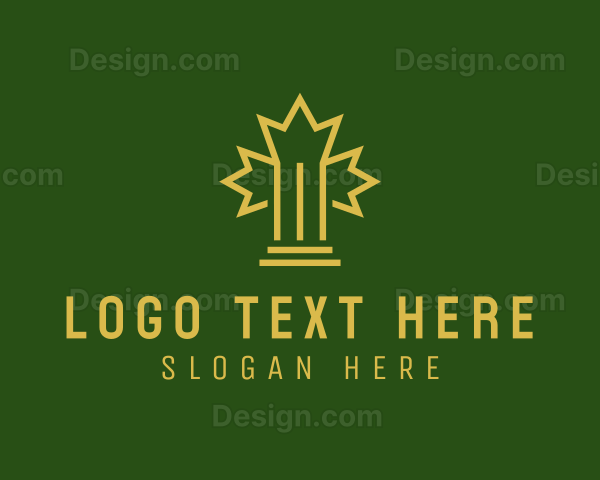 Maple Leaf Pillar Logo