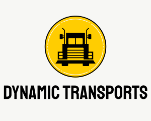 Trailer Truck Transportation  logo design