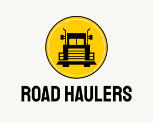 Trailer Truck Transportation  logo design