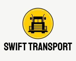 Trailer Truck Transportation  logo