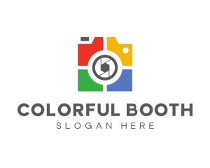 Colorful Tile Camera logo design