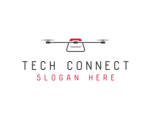 Technology Flying Drone logo