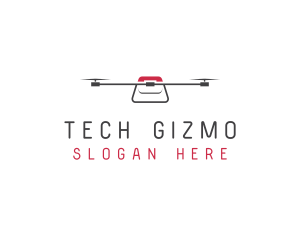 Technology Flying Drone logo design