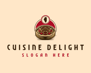 Chicago Pizza Cuisine logo design