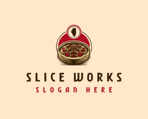 Chicago Pizza Cuisine logo design