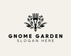 Garden Trowel Plant  logo design