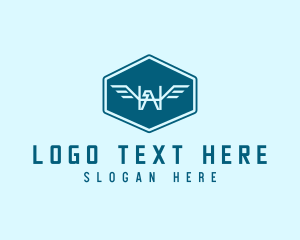 Blue Eagle Insignia Outline  Logo