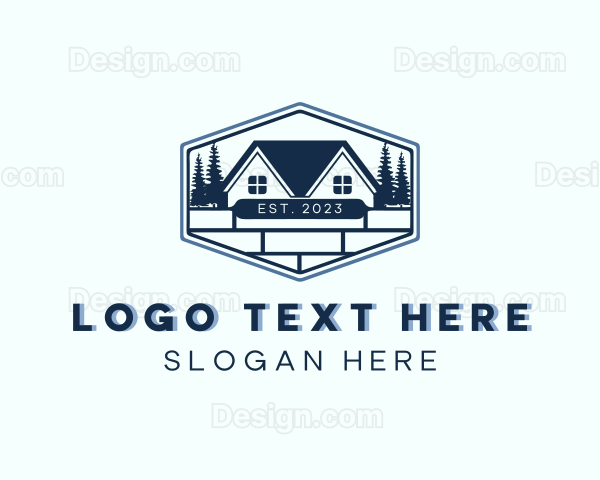 Residential House Construction Logo